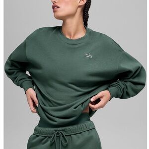 Alo Accolade clover  Green  Crewneck Sweatshirt